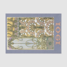 Arte nouveau flores alfanuméricas mucha arte flora