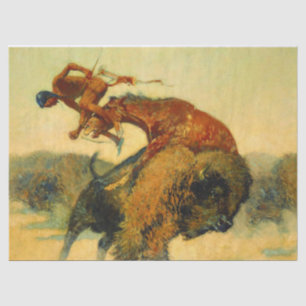 Papel De Seda Arte Ocidental de Frederic Remington “Episódio – B