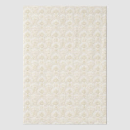 Papel De Seda Arte Ornamental Art Déco – Marfim | Luxo Casamento