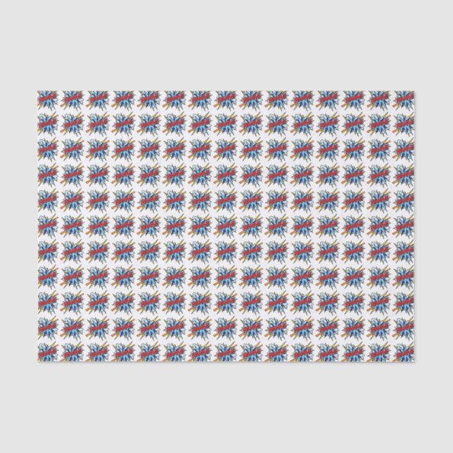 Papel De Seda Arte Pop de Quadrinhos WHAM (Frente )