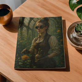 Papel De Seda Arte Steampunk de Jardineira Vitoriana Decoupage