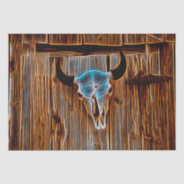 Papel De Seda Arte Surreal do Casco Russo Western Bull
