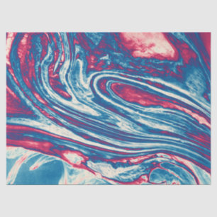 Papel De Seda Artéria de Textura de Pintura à Tela Azul Branco