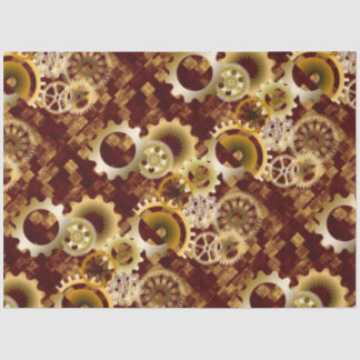 Papel De Seda Artes de malha em blocos de Abstrato Dourados e Bo