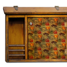 Artesanato de Decoupage Botânica das Tulipas Vinta