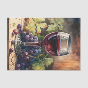 Papel De Seda Artesanato de dissociação amantes de vinho