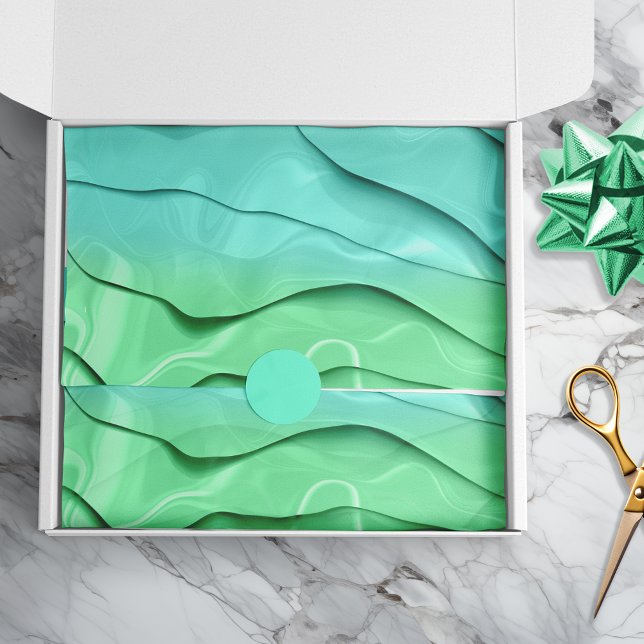 Papel De Seda Artesanato Verde De Tina Seca Com abstrato (Criador carregado)