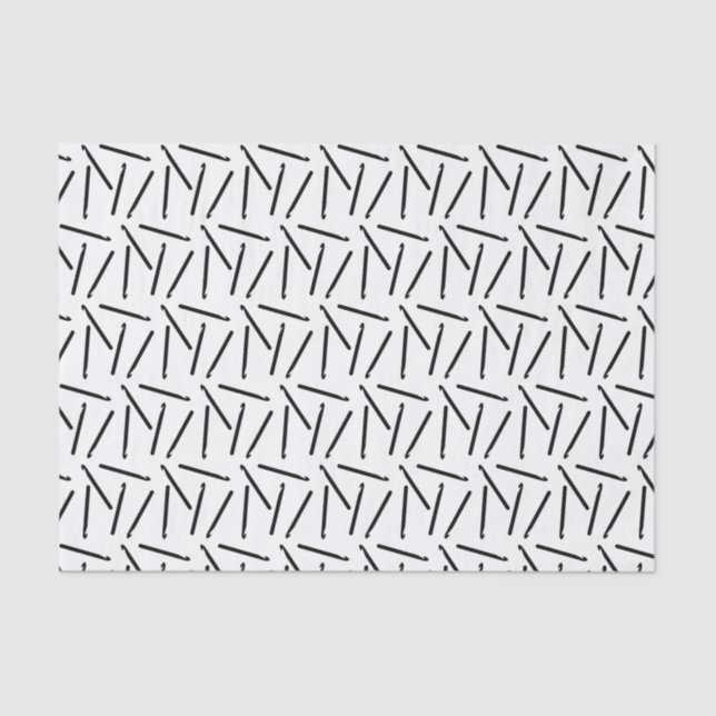 Papel De Seda Artesanatos Crochet Hooks (Frente )