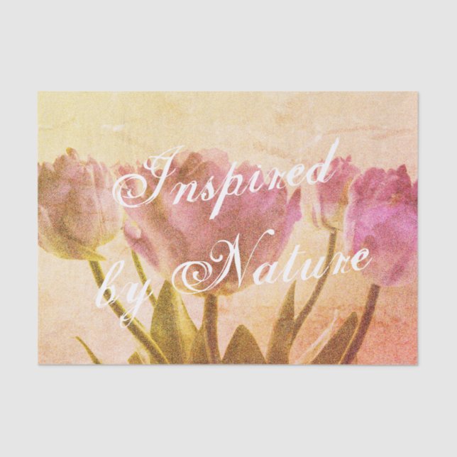 Papel De Seda artesanatos de desacoplamento personalizados de fo (Frente )