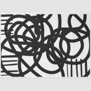 Papel De Seda Artista Black White Textura Escrivora Extra Grande