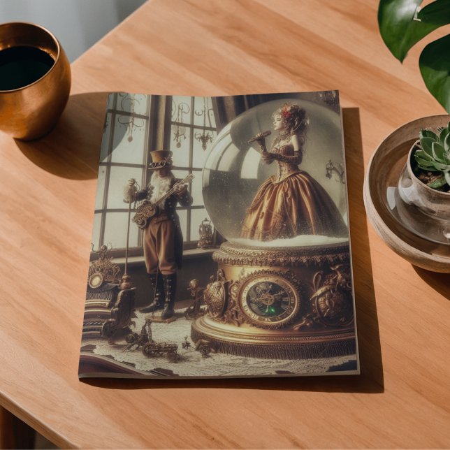 Papel De Seda Artistas do Globo de Neve Vitoriano Steampunk (Criador carregado)