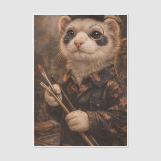 Papel De Seda Artistic Ferret  (Frente )