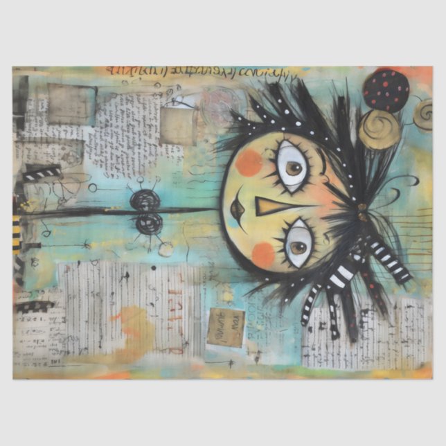 Papel De Seda ArtLady 14 Encantada e angustiada (Frente )