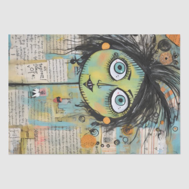 Papel De Seda ArtLady 15 Encantada e angustiada (Frente )