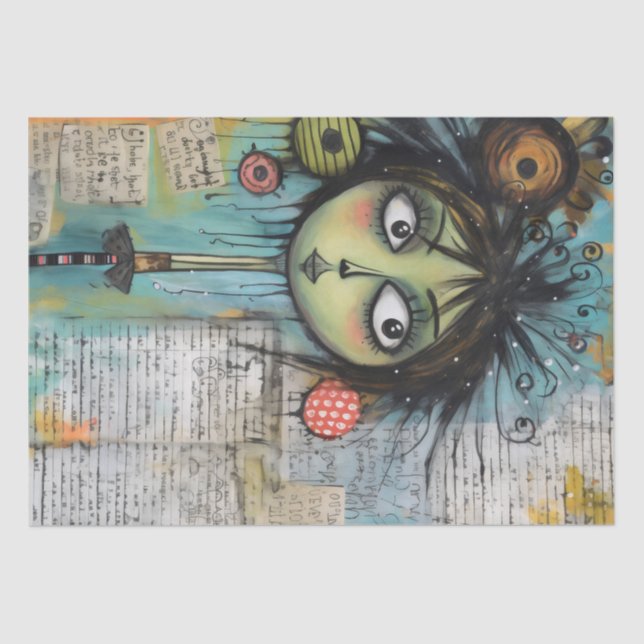 Papel De Seda ArtLady 20 Encantada e angustiada (Frente )