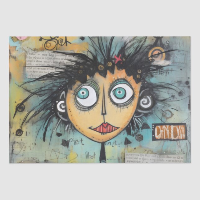 Papel De Seda ArtLady 21 Encantada e angustiada (Frente )