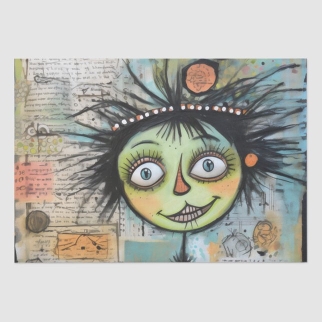 Papel De Seda ArtLady 23 Encantada e angustiada (Frente )