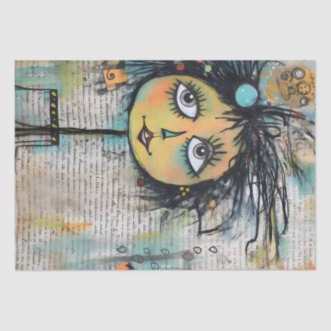 Papel De Seda ArtLady 25 Encantada e angustiada (Frente )