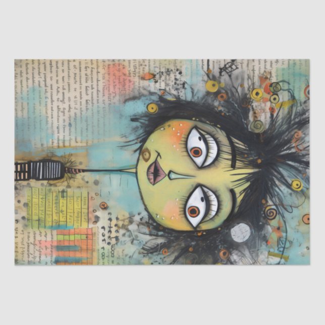 Papel De Seda ArtLady 26 Encantada e angustiada (Frente )