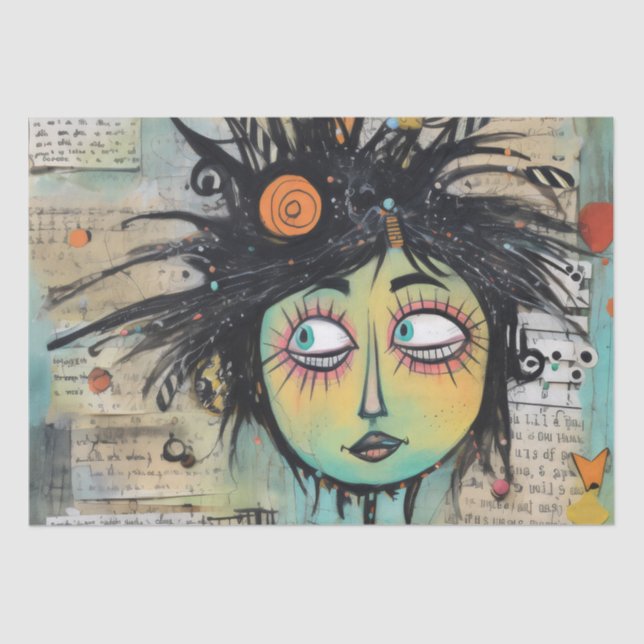 Papel De Seda ArtLady 27 Encantada e angustiada (Frente )