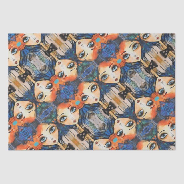 Papel De Seda ArtLady 31 Encantada e angustiada (Frente )