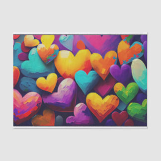 Papel De Seda Artsy Purple Namorados