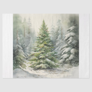 Papel De Seda Árvore de Natal