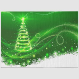 Papel De Seda Árvore de Natal