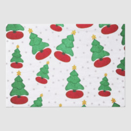 Papel De Seda Árvore de Natal