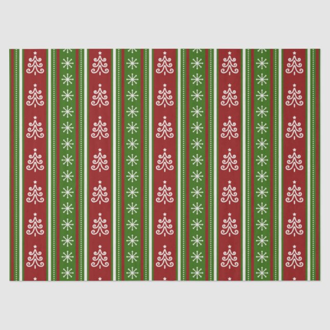 Papel De Seda Árvore de Natal (Frente )