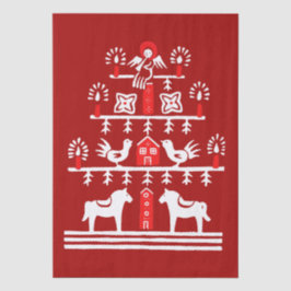 Papel De Seda Árvore de Natal branca branca, branca e festiva, b