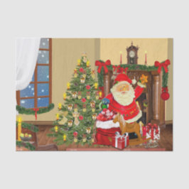 Papel De Seda Árvore de Natal do Mundo Antigo e Artesanato de Pa