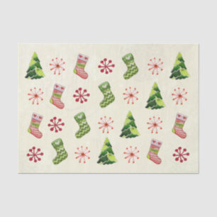 Papel De Seda Árvore de Natal e Whimsey