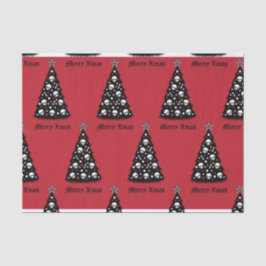 Papel De Seda Árvore de Natal Escuro