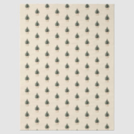 Papel De Seda Árvore de Natal Mínima da Rússia