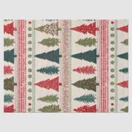 Papel De Seda Árvore de Natal Padrão