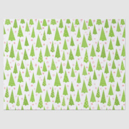 Papel De Seda Árvore de Natal retro de Starburst