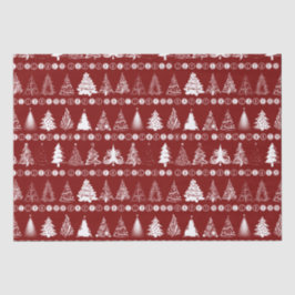 Papel De Seda Árvore de Natal rico