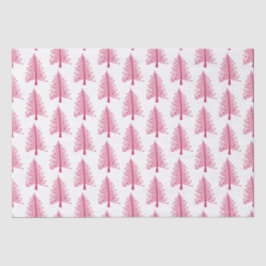 Papel De Seda Árvore de Natal rosa das festas de Natal