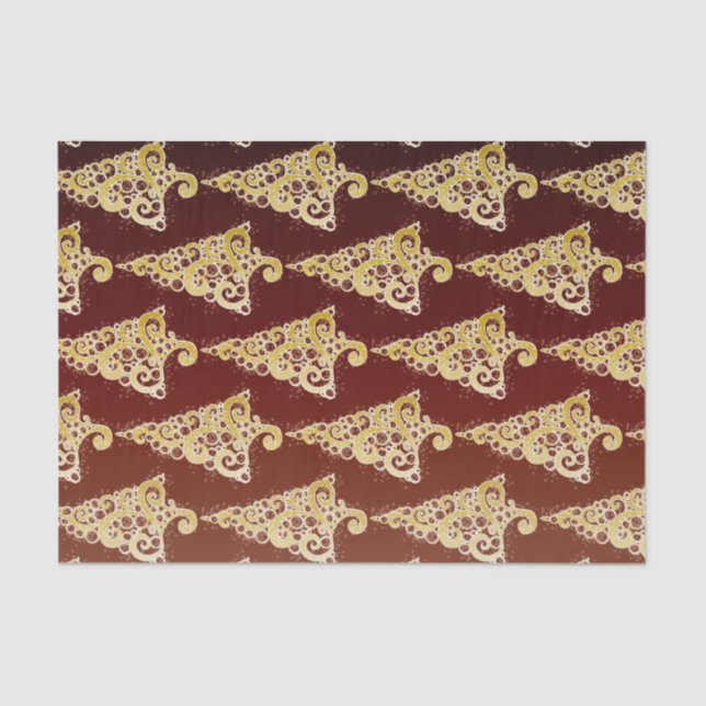 Papel De Seda Árvore de Natal Sparkly (Frente )