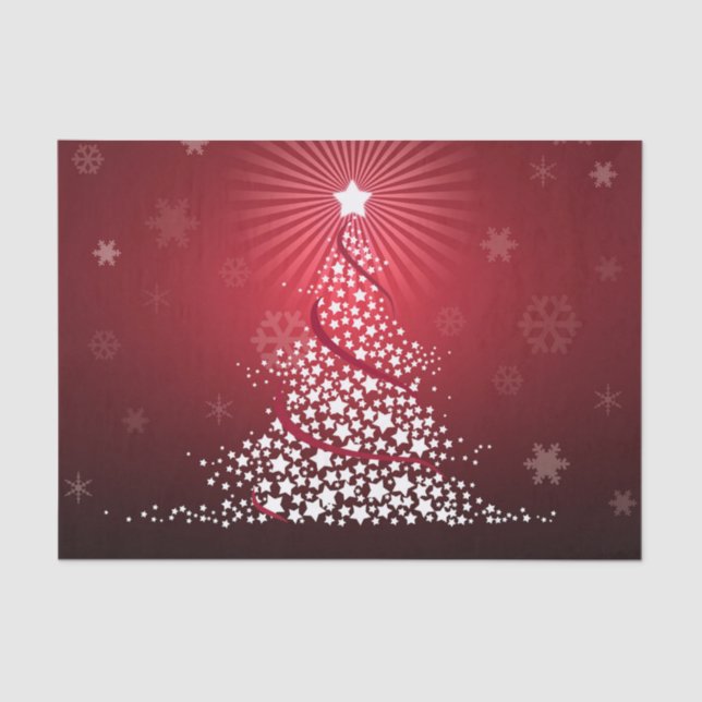 Papel De Seda Árvore e neve 2 (Frente )