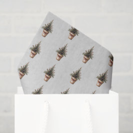 Papel De Seda Árvore pinecone de Natal costume de feriado