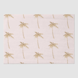 Papel De Seda Árvore Tropical de Palma Dourada