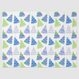 Papel De Seda Árvores de Natal