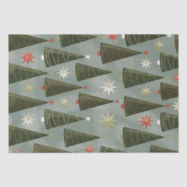 Papel De Seda Árvores de Natal