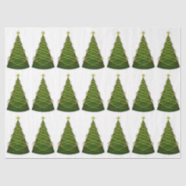 Papel De Seda Árvores de Natal