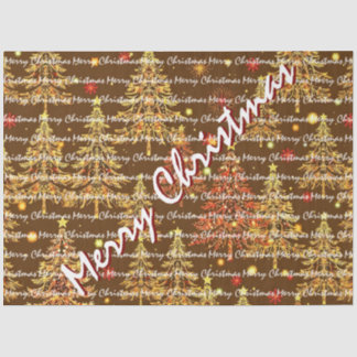 Papel De Seda Árvores de Natal Luxuosas Festivas de Natal