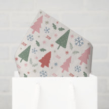 Árvores de Natal Modernas Padrão Feriado