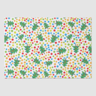 Papel De Seda Árvores de Natal Portas Coloridas Saco de Presente