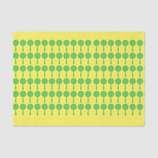 Papel De Seda Árvores do Dia da Terra (Frente )